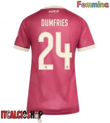 Real Madrid Denzel Dumfries #24 Terza Maglia Femmina 2026-27 Manica Corta